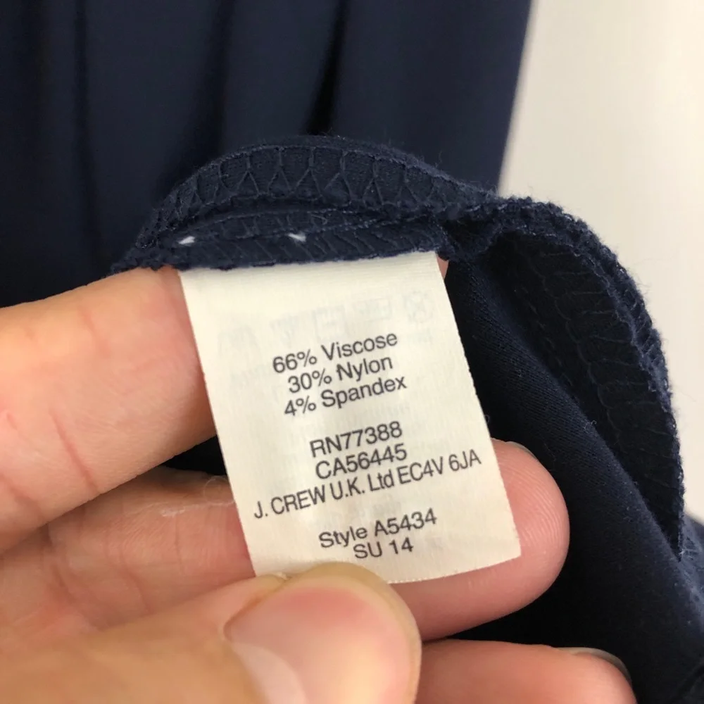 J. Crew Fit & Flare Stretch A-line Dress